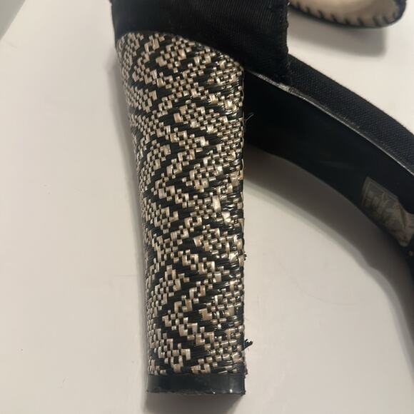 ED HARDY Peep Toe PLATFORM ANKLE STRAP CUSHIONED KOI FISH LINING Size 10 M - Picture 13 of 14